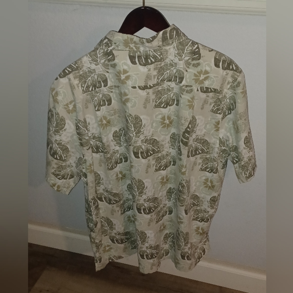 Croft & Barrow Green Hawaiian Shirt Men’s Size XL - Picture 2 of 3